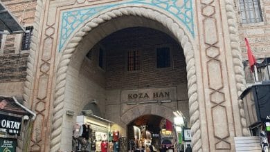 Koza han uzun çarşı tarafı girişi